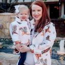 Game Day Orange Thunderbird Boots Youth Quilted Snap Jacket