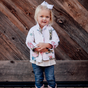 Thunderbird Boots Multi Youth Quilted Snap Jacket