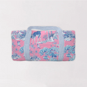 Ozara Jungle Pink Quilted Weekender Duffle Bag