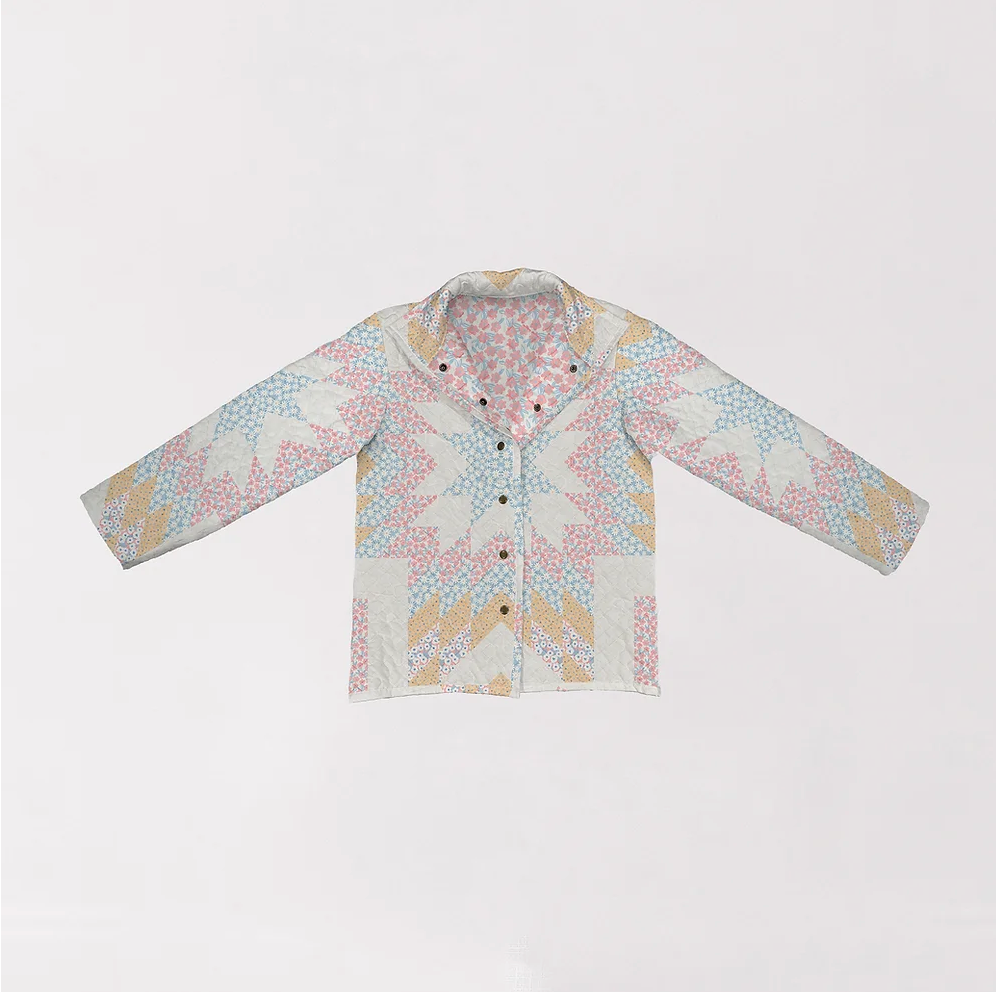 Adeline Patchwork Original Quilted Snap Jacket – Ida Mae Home