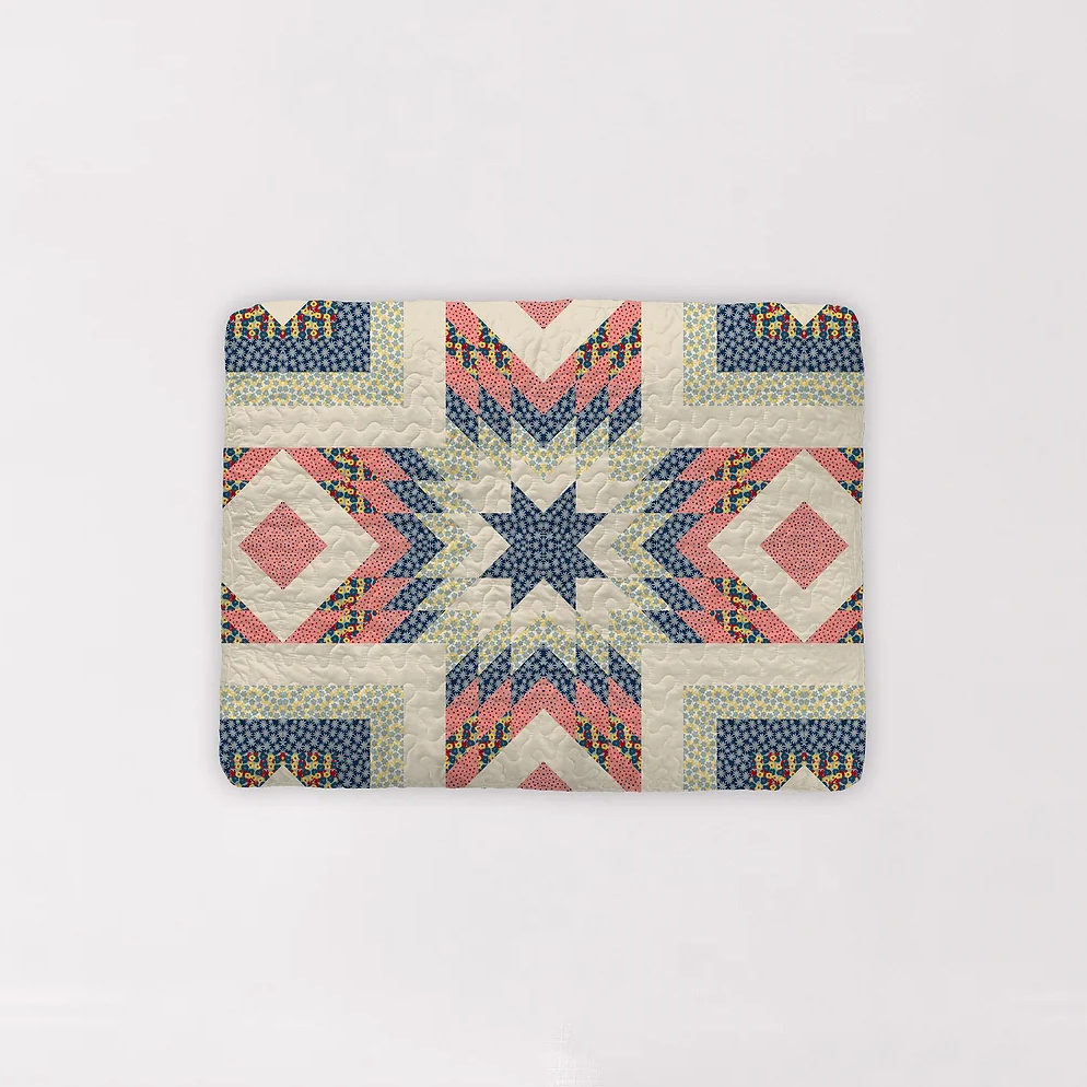 Adeline Patchwork Coral Quilted Pet Bed – Ida Mae Home