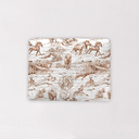 Buffalo Toile Brown Quilted Pet Bed