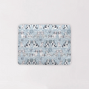 Foo Dogs Blue Quilted Pet Bed