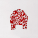 Piper Otomi Red Quilted Pullover *Web Exclusive*