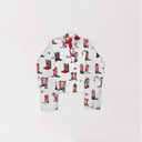 Game Day Red and Black Thunderbird Boots Patchwork Quilted Pullover *Web Exclusive*