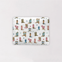 Thunderbird Boots Multi Quilted Pet Bed