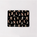 Thunderbird Boots Black Quilted Pet Bed