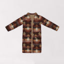 Shiloh Maroon Quilted Duster