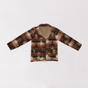 Shiloh Maroon Quilted Snap Jacket