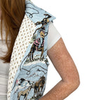 Sierra Cowgirl Blue Quilted Cate Vest