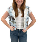 Sierra Cowgirl Blue Quilted Cate Vest