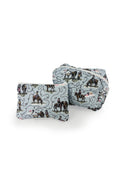 Sierra Cowgirl Blue Quilted Makeup Bag