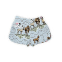 Sierra Cowgirl Blue Quilted Scallop Shorts *Web Exclusive*