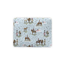 Sierra Cowgirl Blue Quilted Pet Bed