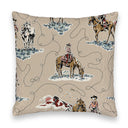 Sierra Cowgirl Brown 20" Pillow