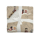 Sierra Cowgirl Brown Baby Blanket