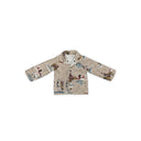 Sierra Cowgirl Brown Youth Quilted Snap Jacket
