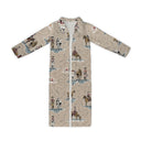 Sierra Cowgirl Brown Quilted Maxi Coat *Web Exclusive*