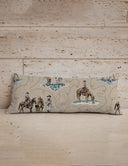 Sierra Cowgirl Brown Oblong 14"x33" Pillow