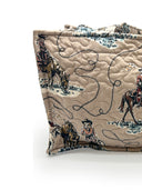 Sierra Cowgirl Brown Quilted Tote