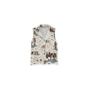 Sierra Cowgirl Linen Quilted Ruby Vest