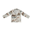 Sierra Cowgirl Linen Quilted Snap Jacket