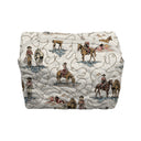 Sierra Cowgirl Linen Quilted Makeup Bag