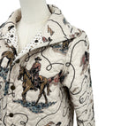 Sierra Cowgirl Linen Quilted Snap Jacket