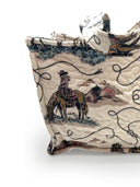 Sierra Cowgirl Linen Quilted Tote