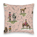 Sierra Cowgirl Rose Quilted 20" Pillow