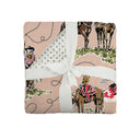 Sierra Cowgirl Rose Baby Blanket