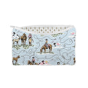 Sierra Cowgirl Blue Quilted Makeup Bag
