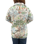 Silk Pastures Quilted Snap Jacket