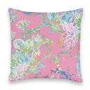 Soft Tide Fuchsia Quilted 20" Pillow