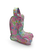 Soft Tide Fuchsia Quilted Boot Bag