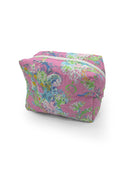 Soft Tide Fuchsia Quilted Makeup Bag