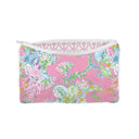 Soft Tide Fuchsia Quilted Makeup Bag
