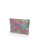 Soft Tide Fuchsia Quilted Makeup Bag