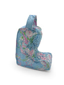 Soft Tide Maya Blue Quilted Boot Bag