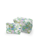 Soft Tide White Quilted Makeup Bag