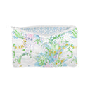 Soft Tide White Quilted Makeup Bag