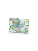 Soft Tide White Quilted Makeup Bag