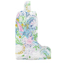 Soft Tide White Quilted Boot Bag