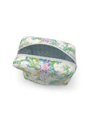 Soft Tide White Quilted Makeup Bag