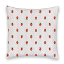 Strawberry Crush Pink Quilted 20" Pillow