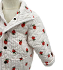 Strawberry Crush Pink Youth Quilted Snap Jacket