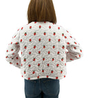 Strawberry Crush Pink Cropped Quilted Jacket