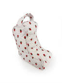 Strawberry Crush Pink Quilted Boot Bag