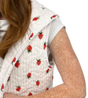 Strawberry Crush Pink Quilted Cate Vest