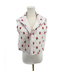 Strawberry Crush Pink Quilted Cate Vest